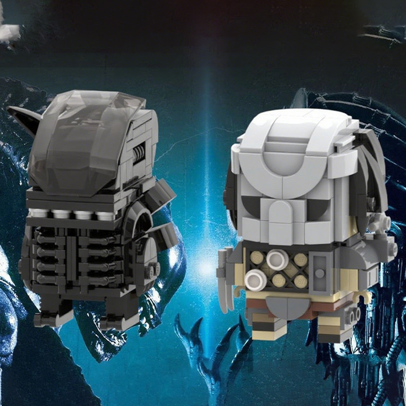 Model Kit Vs Lego - 322-delige MOC Predator vs Alien bouwstenen