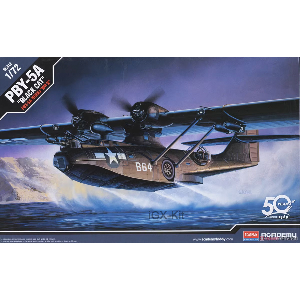 Model Kit Hobby - Academy 12487 1/72 Schaal PBY-5A Catalina