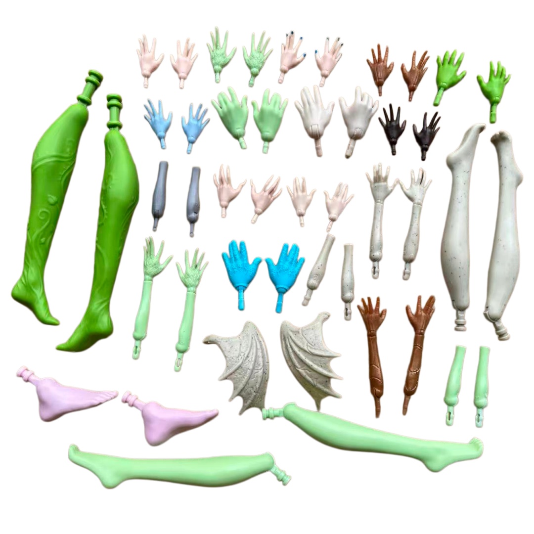 Model Kit Hobby - Monsterpop vervangende onderdelenset DIY poppenkleding accessoires