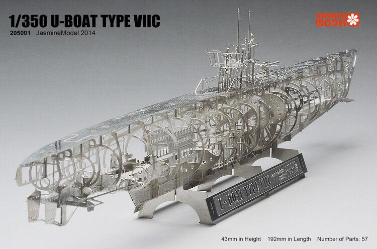 Model Kit U Boat - Jasmijn Model 205001 1/350 Duitse U-Boot