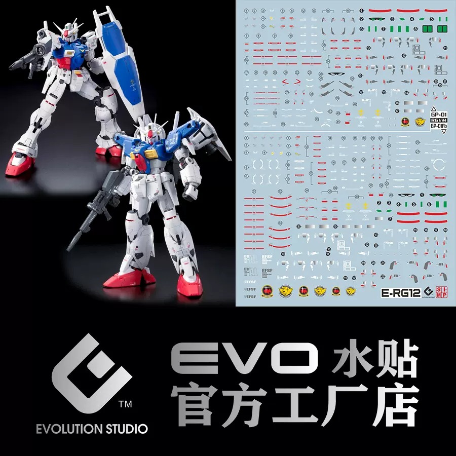 Model Kit Hobby - EVO Water Transfer Decals Stickers Geschikt