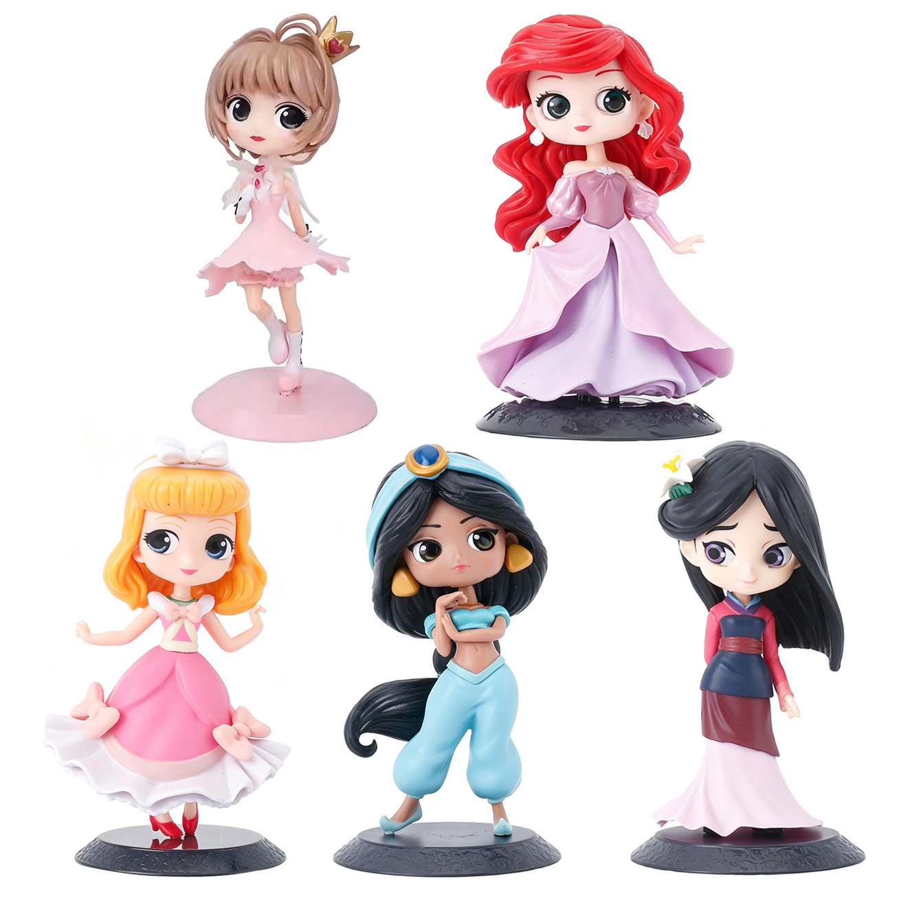 Model Kit Girl - Schattige Cartoon Meisjesfiguur Set Gemengde Stijlen