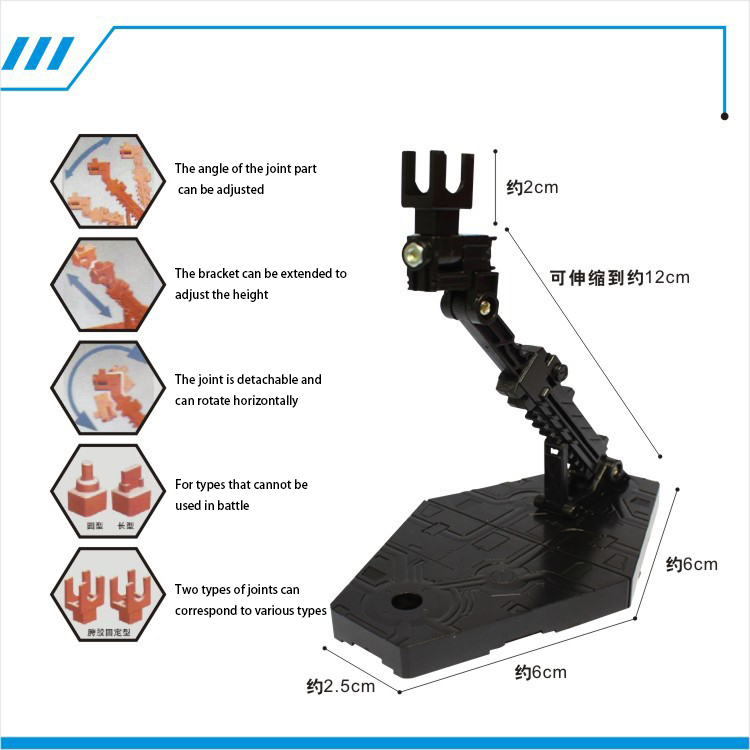 Kleur Action Figure Stand Asse - Model Kit Gunpla recensie en prijs