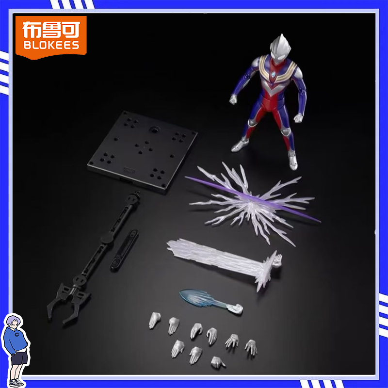 Nieuwe Blokees Legendarische E - Model Kit Ultraman Tiga recensie en prijs