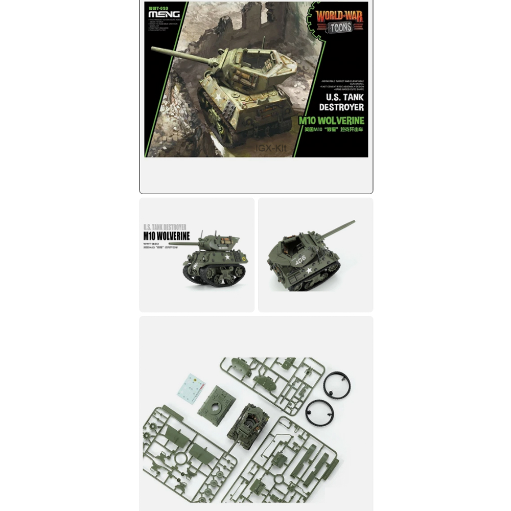 Q Edition Meng WWT020 US Tank  - Model Kit Wolverine recensie en prijs