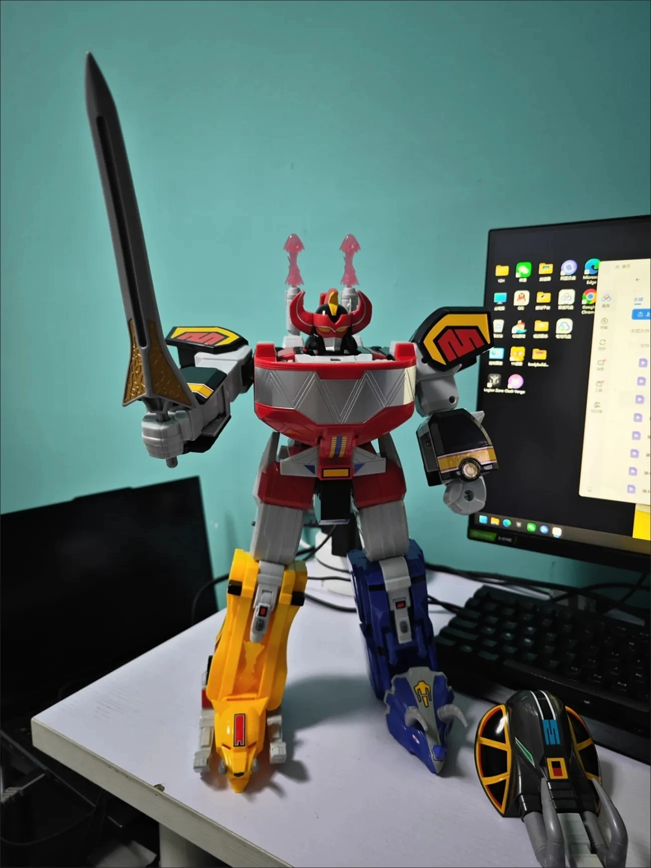 Originele Playmates Mighty Mor - Model Kit Megazord recensie en prijs