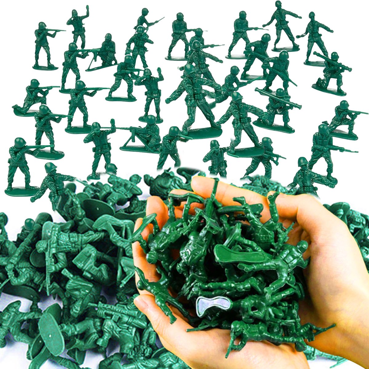 30 stuks groene 5 cm militaire - Model Kit Gunpla recensie en prijs