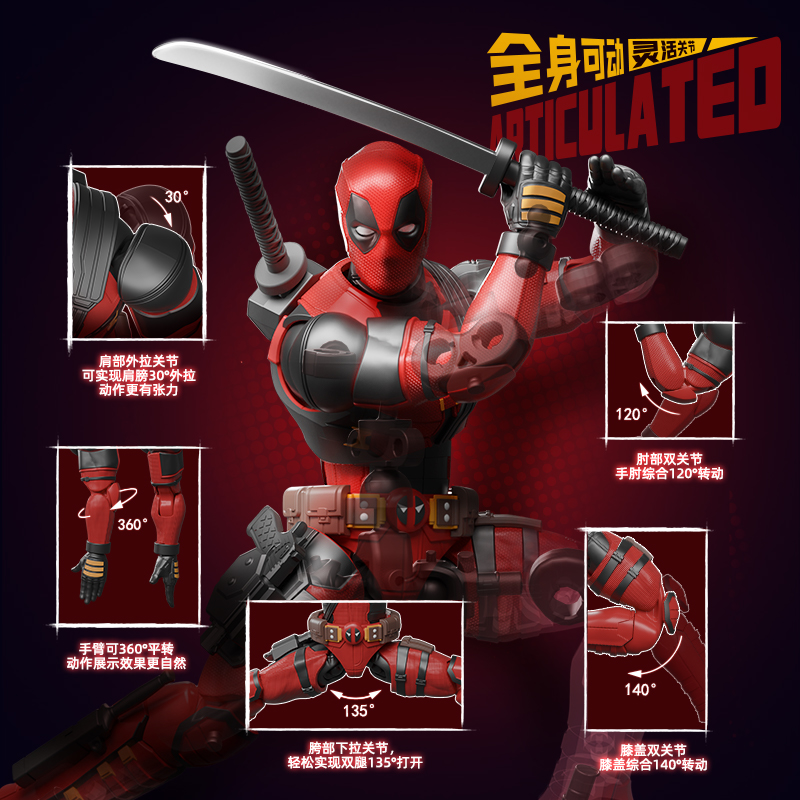 BLOKEES Originele 2024 Deadpoo - Model Kit Wolverine recensie en prijs
